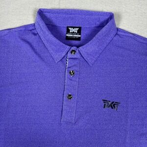 PXG‎ Parsons Xtreme Golf Polo Shirt Mens M Purple Performance Short Sleeve